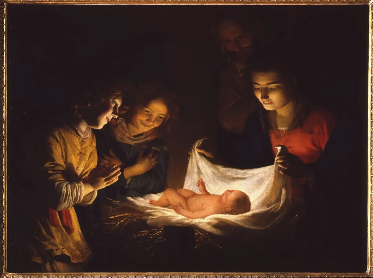 Adoration of the Child 122423 Uffizi version two jpeg