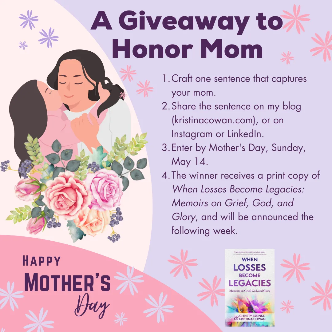 A Giveaway to Honor Mom
