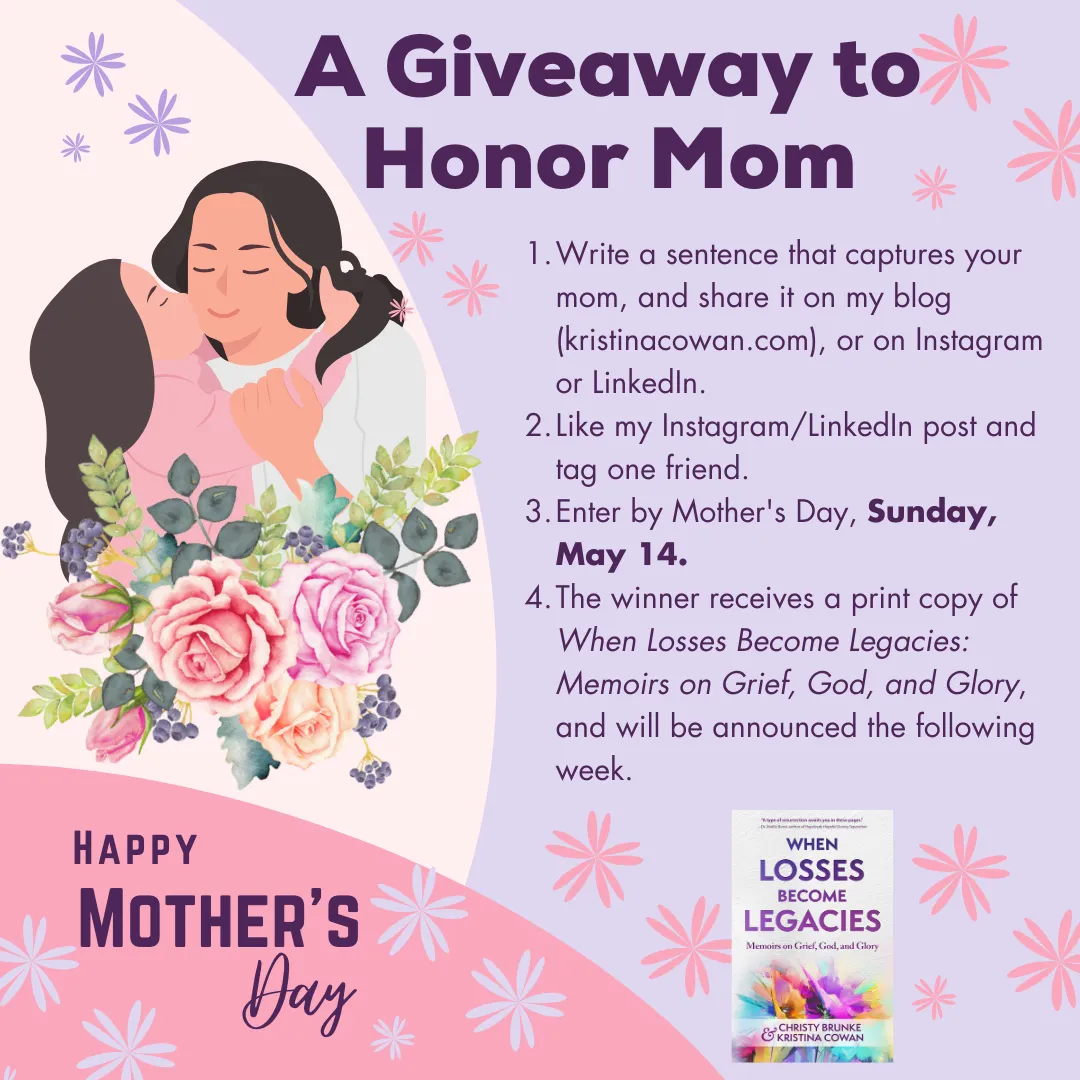 Honoring Mom Book Giveaway updtated 050723